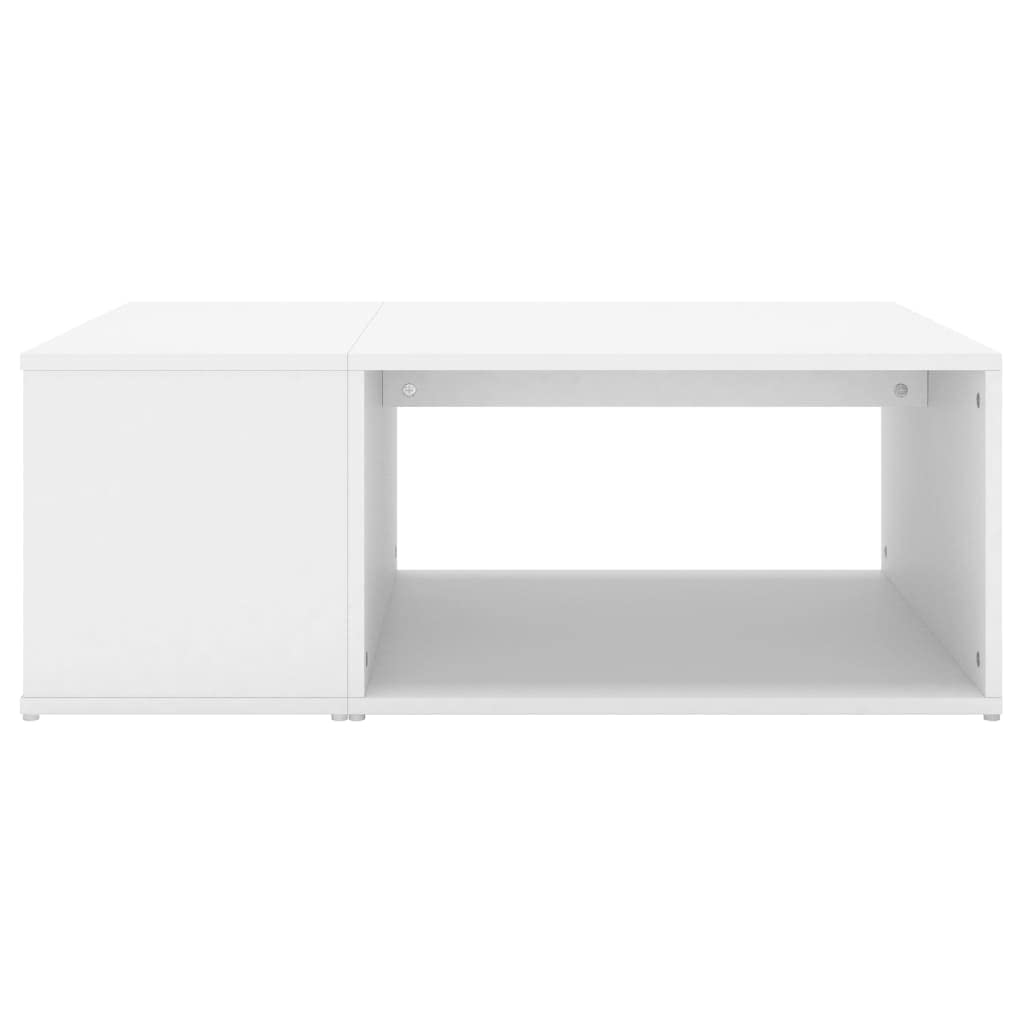 Couchtisch Weiß 90x67x33 cm Spanplatte