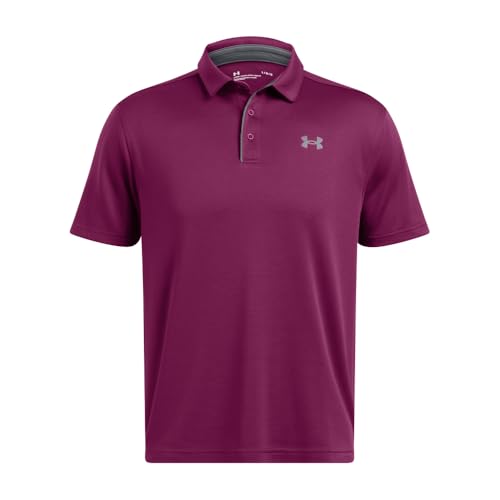 Image of Under Armour Men's Polyester Solid Tech Polo | T-Shirt | 1290140-001