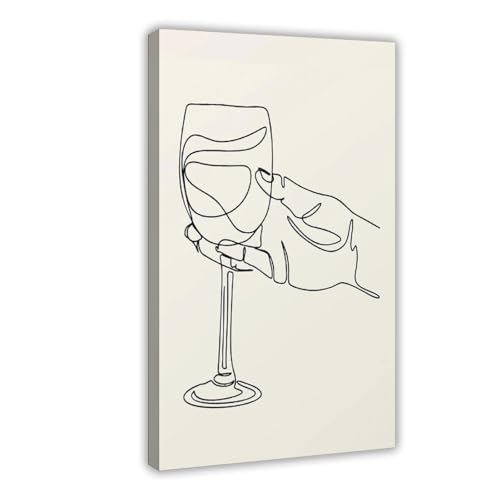 Impression sur toile Boho Sips of Splendour - Décoration murale salon et chambre 50,8x76,2 cm