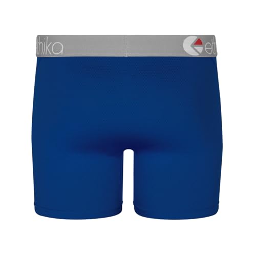 Ethika Mens MID Boxer Brief | MicroMesh -Blue-3