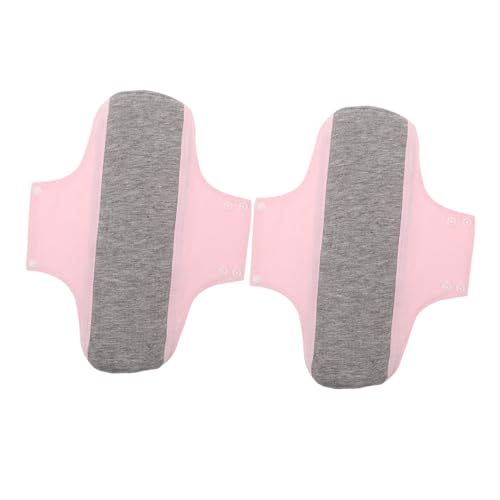 Ciieeo Compresas Posparto Ultrafinas Reutilizables 2 Unidades, Almohadilla Absorbente de Algodón Transpirable 22x28 Cm, Protección para Incontinencia Urinaria y Fugas Posparto, Lavables