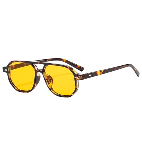 Lunettes de soleil vintage polygone pour un look rétro chic unique