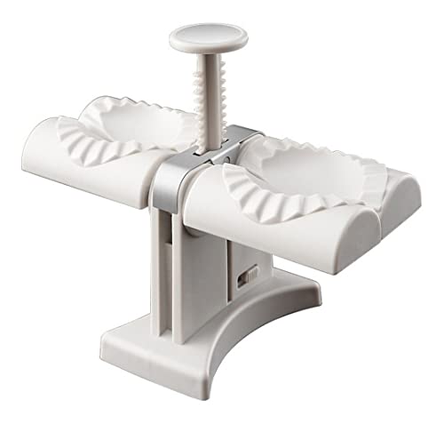 Maquina Molde Modeladora Prensa De Fechar Pastel Empada Empanada Bolinhos Dumpling c/ 2 Cabeças Utensílio Cozinha Automático
