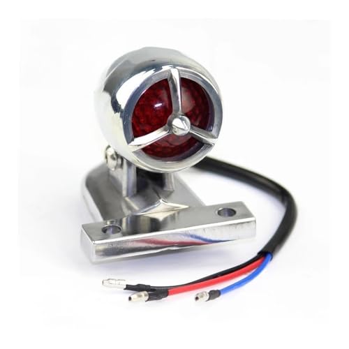 Feu arrière de moto à LED universel avec feu stop et support de plaque pour bobber