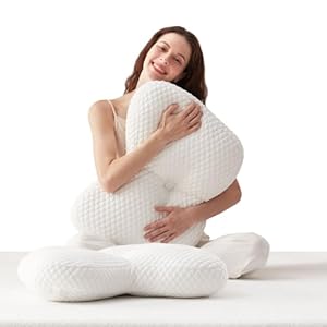 White Throw Pillow Multifunctional Cooling Pillow, Decorative Throw Pillow for Bed, Soft Office Cushion Lab Chair Cushion for Pressure Relief