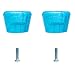 VORCOOL 1 SET ROLLER Łyżwiarstwo Poduszki Hamulcowe Training Blue Hamulcowe Łyżwy Hamulcowe Klocki Hamulcowe