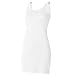 Skinni Fit Ladies/Womens Extra Long Stretch Tank Top/Vest (S) (White)