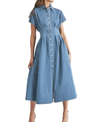 cotton on denim shirt dress M&Co Petite Denim Shirt Dress