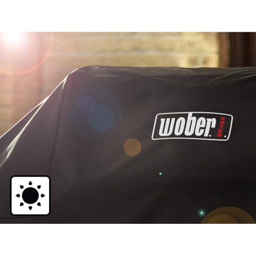 WOBER COVER 51-Inch Grill Cover for Weber Spirit II 300 Series & Genesis 300, Heavy Duty Waterproof BBQ Cover Compatible with Spirit E-310 E-320, Water-Resistant Outdoor Grill Protector, Black by WOBER COVER - Used condition - Image 5