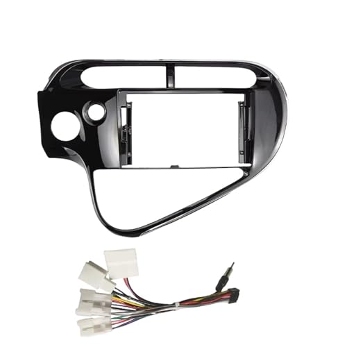 Fascia de radio coche para Prius C 2018 de 9 pulgadas con kit de panel y decodificador