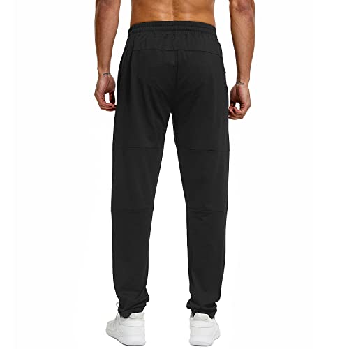 HODOSPORTS 32"/34"/36"/38"/40" Inseam Tall Mens Sweatpants Zipper Pocket Extra Tall Joggers Workout Pants2