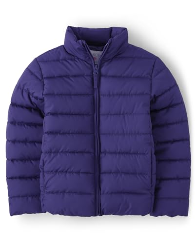 The Children's Place,Girls,Medium Weight Puffer Jacket, Wind-resistant, Water-resistant,Solar Storm,X-Small