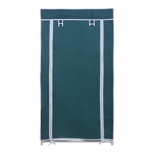 Image of Compact Shoe Organizer Stand for Small Space and Easy Home Arrangement Green