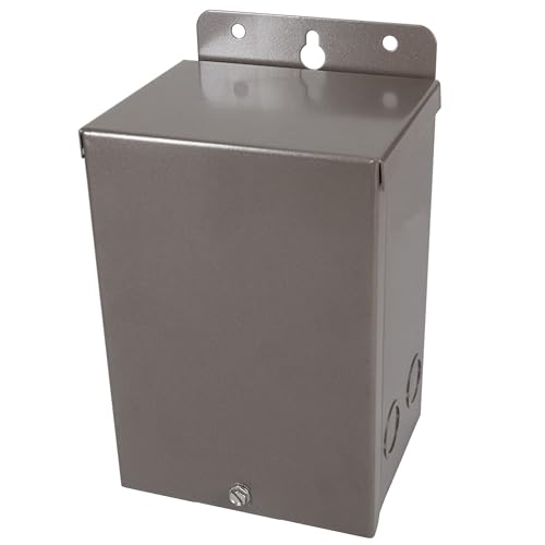 Image of Intermatic PX300S 300W Pool Light Transformer 12V, 13V, 14V - Supply for Pool /Spa Lights, Submersible Fixtures, and Landscape Lights - Enhanced Safety with Circuit Protection, Brown Stainless Steel