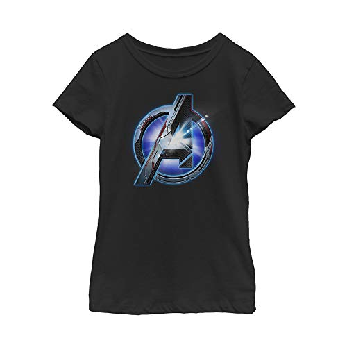Marvel Girl's Tech Logo T-Shirt