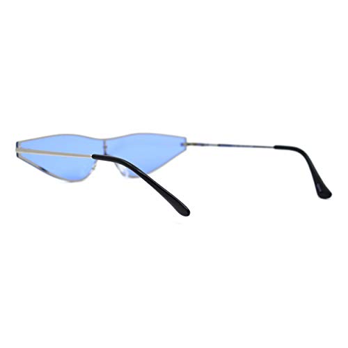 80s Funky Triangle Narrow Shield Retro Sunglasses4