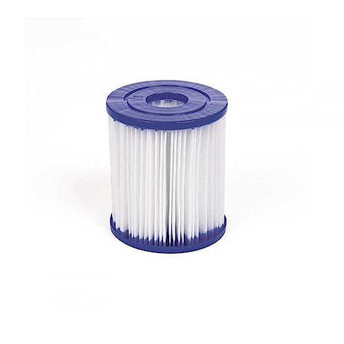 Bestway 58093 - Set de Dos Filtros de Agua Tipo I para Depuradora de Cartucho 1.249 litros/Hora para Bombas de 220-240 V Ø8x9 cm Fácil de Limpiar y Colocar