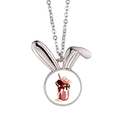 Collier lapin en sucre glacé pour sublimer vos tenues printanières