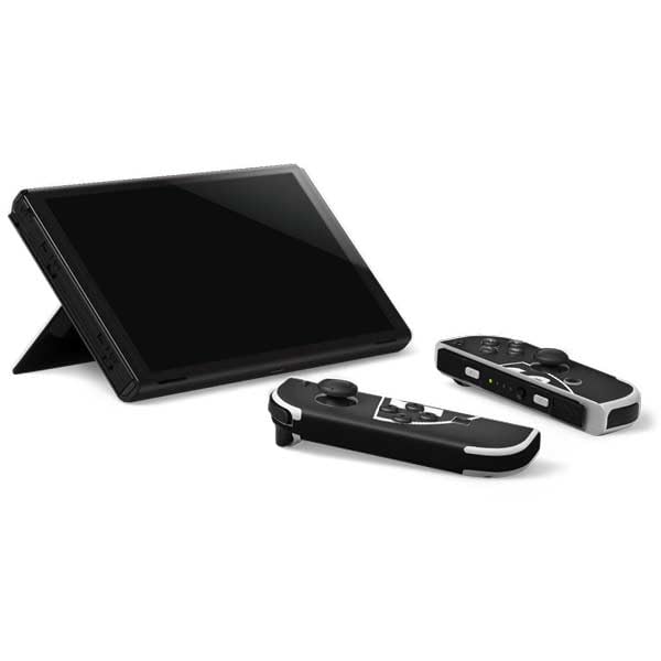 Skinit Decal Gaming Skin Compatible with Nintendo Switch OLED (2021) - Officially Licensed NBA Brooklyn Nets Large Logo Design