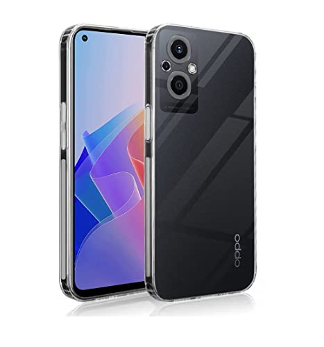 Image of Rubber Back Cover for Oppo CPH2455 / Oppo F21sPro 5G - Transparent