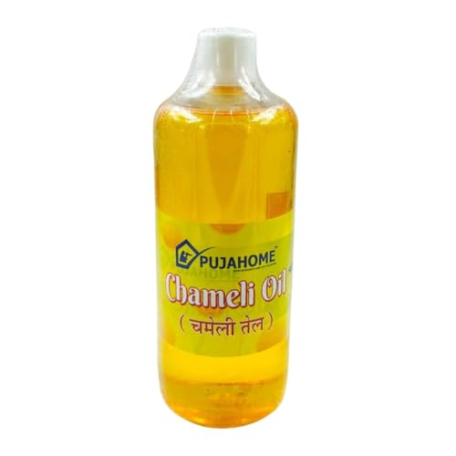 Image of Chameli Oil for Pooja- (500 ml) | Jasmine Fragrance | Chameli Pooja Oil For Hanuman Ji Chola & Diya, Aarti, Akhand Deepak, Jyot | Hindu Festival, Mandir, Temple & Religious Ritual Use