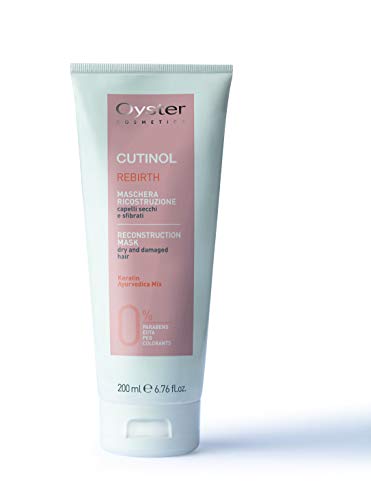 Oyster cosmetics Mascarilla reconstrucción Cutinol Rebirth cabello seco y desfibrado - 200 ml - Transparente, Aromatic Cover