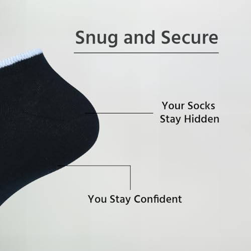 Image of BALENZIA No Show Socks Womens |Pack of 4| Low Cut Ankle Non Slip Footie for Flats Sneaker Slip On Loafer Thin Summer Sock