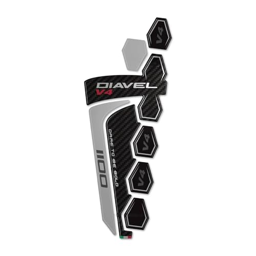 Réservoir pad protection autocollant Diavel V4 2023 kit de pads moto