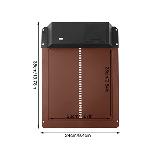 Gobesty Hühnerklappe, Automatisch Hühnertür Mit Lichtsensor, Automatische Hühnerklappe, Türöffner Hühnerstall… – Bild 3