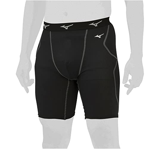 MIZUNO ユニセックス ドライエアロフローKUGEKIスライディングパンツ ブラック M