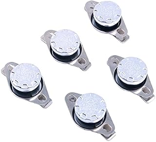 DollaTek 5-Pack KSD301 100 Degrees Centigrade Thermostat Thermal Control Switch 250V 10A Normally Closed NC Thermostat Temperature Switch