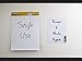 WHITEBOARD Wallpaper - Large Removable Peel and Stick Wallpaper ROLL 78.7”x17.7” SELF-Adhesive Office Space WHITEBOARD Sticker