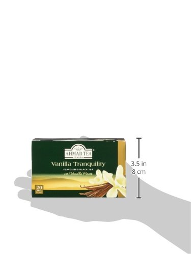 Ahmad Tea Black Tea, Vanilla Tranquility Teabags, 20 Ct (Pack Of 6) - Caffeinated & Sugar-Free #TOP7