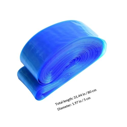 Fundas desechables HOODANCOS azules de plástico para proteger 100 clip cords de tatuaje 2