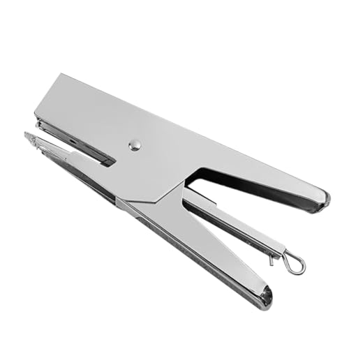 HOODANCOS 1pc Stapler Book Binding Tool Wisking Tool Electric Ring Tool Electric Tool Paper Compact Staple Heavy Duty Desk Manual Universal Tool Office Supplies Power Tool Metal Silver