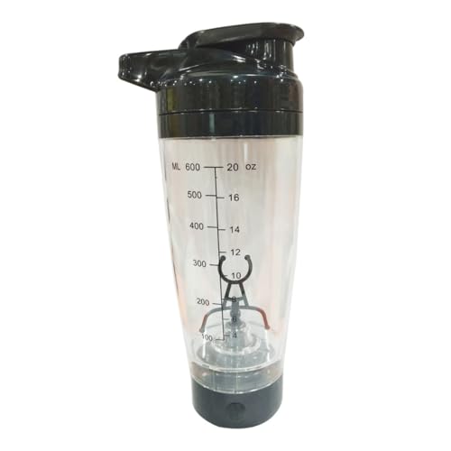 TOYANDONA Shaker Électrique Portable 600ml en Pp Facile à Nettoyer, Bouteille Mélangeuse Rechargeable pour Protéines et Boissons Sportives