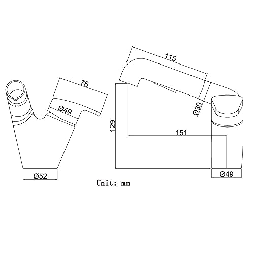 Robinet de salle de bain rotatif pour lavabo moderne - 7
