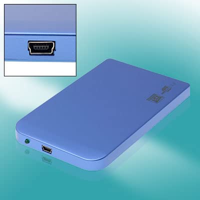 Carcasa de disco duro SATA 2.5" aluminio USB 2.0 miniatura 1