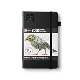 Sakura Sketchbook A5, Hardcover, 160 Pages, 5.1 x 8.3', Black, Cream Paper