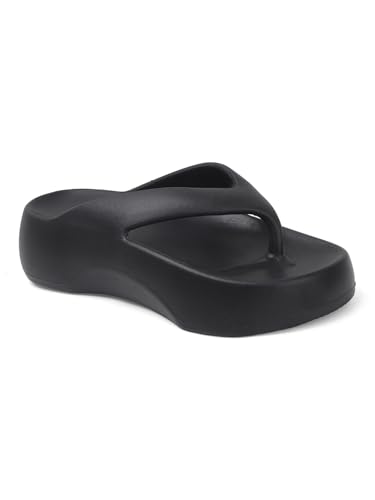Carlton London Women Slipper,Black,UK-6