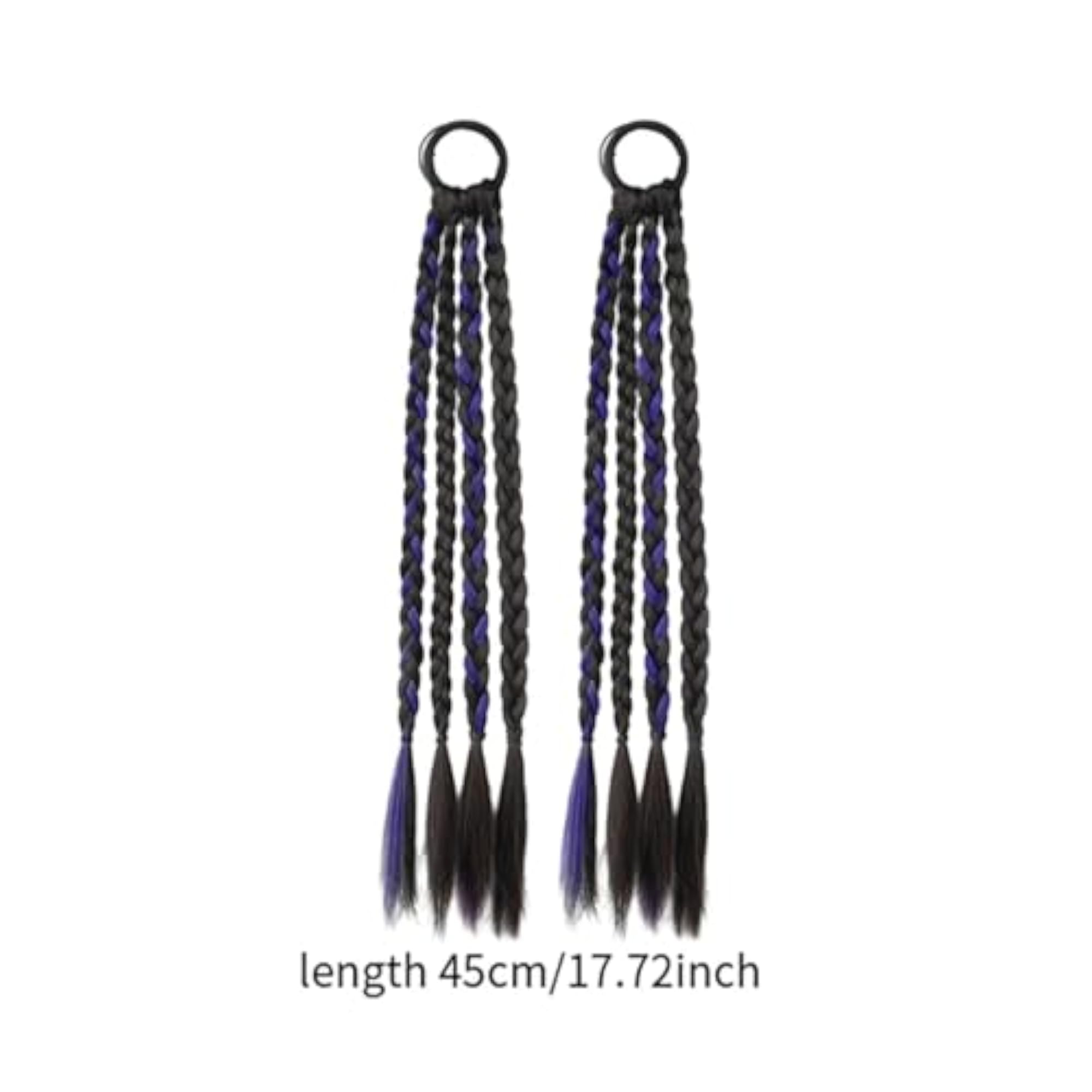 2x Braids Extensions Hair Extensions for Holiday Stage Performance