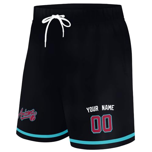 Image of ANTKING Swim Trunks Custom Name Number Beach Shorts for Men Youth Gifts