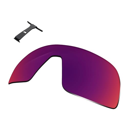 Image of 100% Precise-Fit Replacement Sunglass Lenses & Black Wicket for Oakley Sutro OO9406