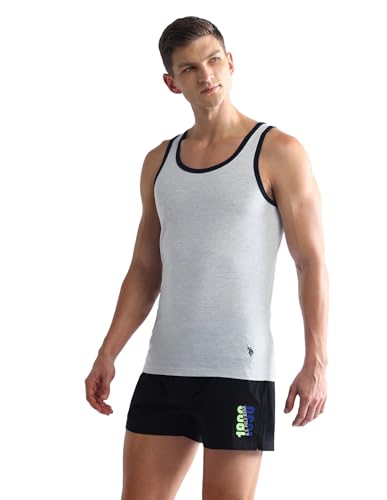 Image of U.S. Polo ASSN. Men's PV002 Cotton Stretch Anti Bacterial Premium Vest