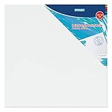 Différentes tailles Stylex Toile dans différentes Tailles, Coton, weiß, 30 x 30 cm