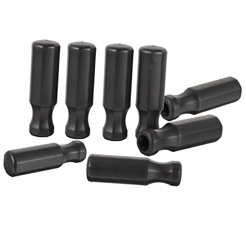 Parliky 8Pcs Nonskid TPE Foosball Table Handles Ergonomic Design Durable Replacement Handles for Comfortable Grip for Enhanced Game Experience