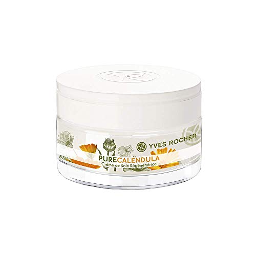 Yves Rocher PURE CALENDULA Gesichts Creme Tag und Nacht | Gesichtscreme Damen | die Pflege für Frauen regeneriert die Haut und macht sie geschmeidig zart Cover