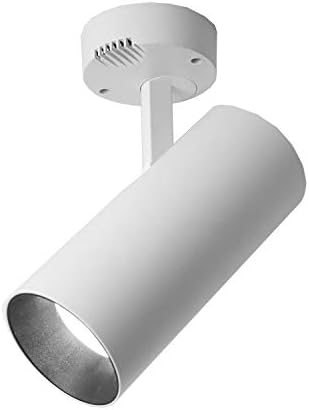 10W LED Ceiling Directional Spotlight Surfaced Mount Light Adjustable Picture Project White-Finish Pure White