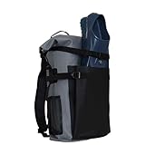 ヘレイワホ ザ・スタンダード シリーズ 防水バッグ バックパック ドライバッグ フィン ポケット 30L ウォータープルーフ グレー GY