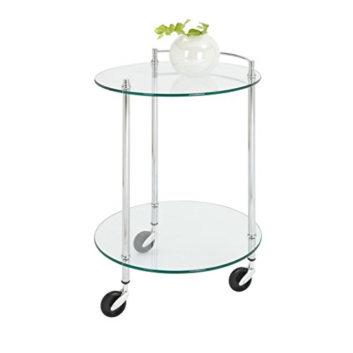 Preisvergleich Produktbild HAKU Möbel 85267 Servierwagen 63 x 45 cm, chrom